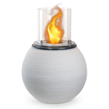Biocamino Divina Fire Botticelli da terra per interno ed esterno - Outdoor Privé