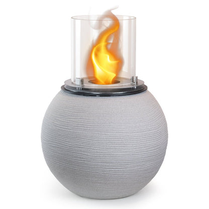 Biocamino Divina Fire Botticelli da terra per interno ed esterno - Outdoor Privé