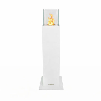 Biocamino Divina Fire Capri 110 da terra per esterno bianco o nero - Outdoor Privé
