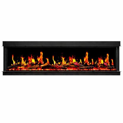 Camino elettrico Divina Fire Filadelfia 130 da incasso LCD e LED - Outdoor Privé