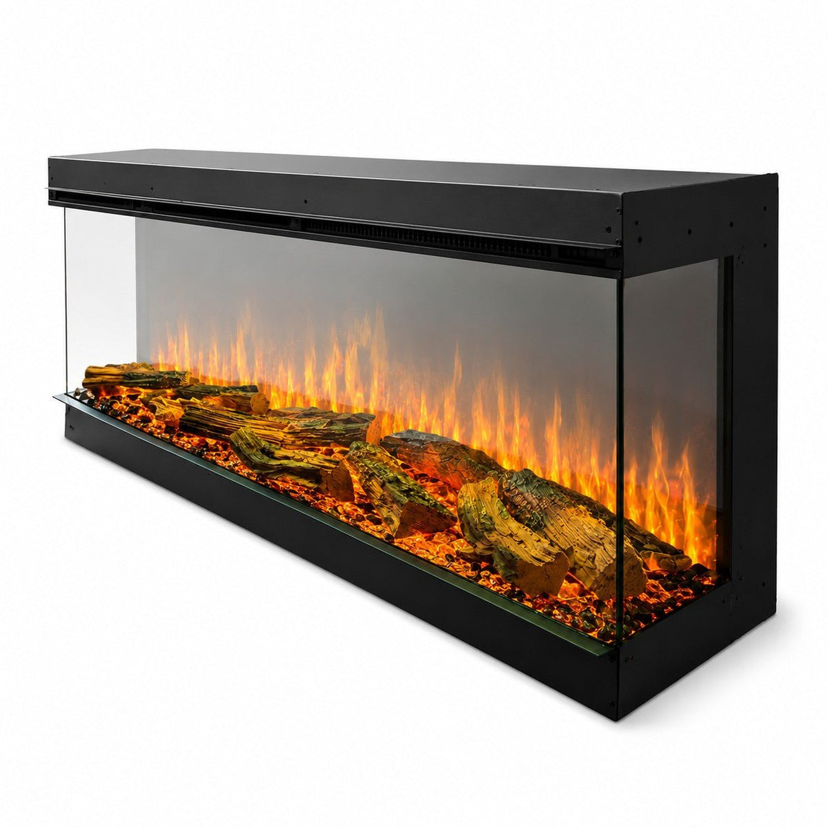 Camino elettrico Divina Fire Belmont 130 da incasso a 3 lati LED RGB - Outdoor Privé