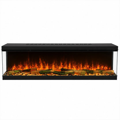 Camino elettrico Divina Fire Belmont 150 da incasso a 3 lati LED RGB - Outdoor Privé