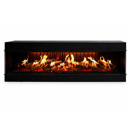 Camino elettrico Divina Fire Montreal 130 olografico LCD da incasso - Outdoor Privé