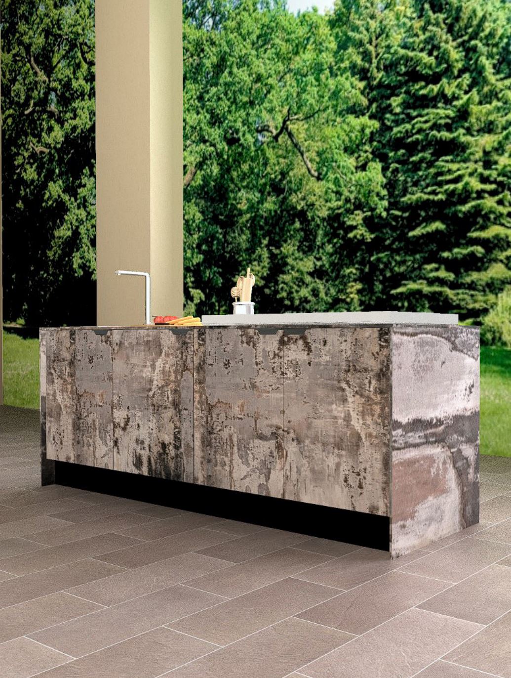 Cucina da esterno completa Vezzoni Vesuvio - Outdoor Privé