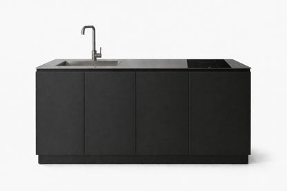 Cucina da esterno Flaminia Roma Smart 160 Manganese con induzione e lavello - Outdoor Privé