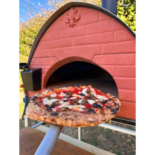 Passione forno per pizza ibrido legna e gas - piano cottura: 80x60cm - Outdoor Privé