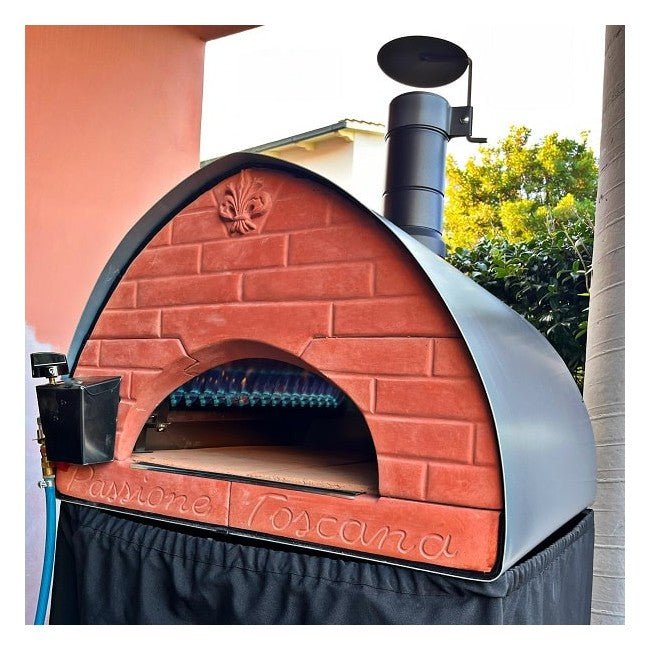Passione forno per pizza ibrido legna e gas - piano cottura: 80x60cm - Outdoor Privé