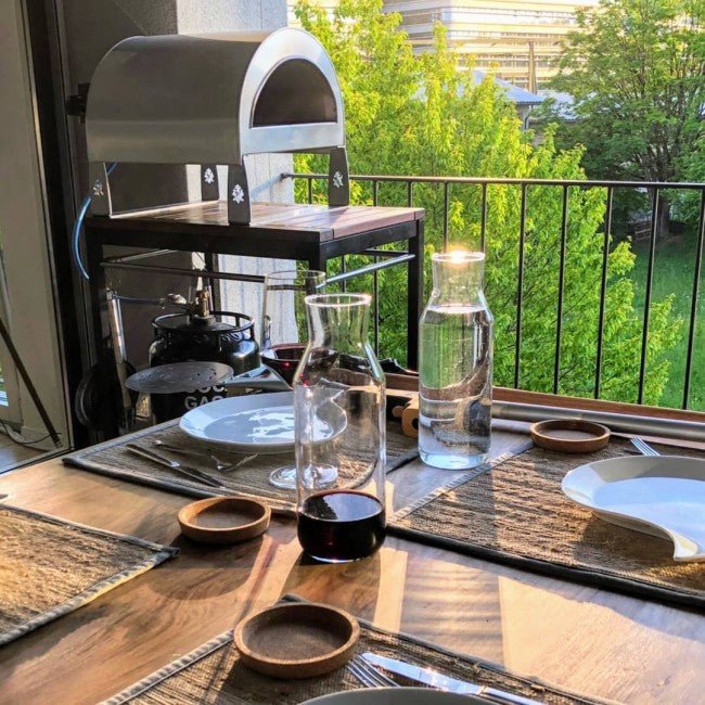 Forno a gas Pizza Party Ardore – piano 40×40, 6 kW, 550 °C - Outdoor Privé