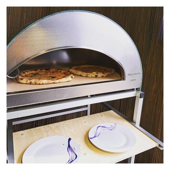Forno a gas Pizza Party Emozione – piano 40×70, 2 pizze, 550 °C - Outdoor Privé