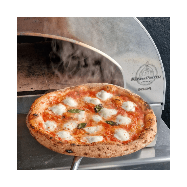Forno a gas Pizza Party Emozione – piano 40×70, 2 pizze, 550 °C - Outdoor Privé