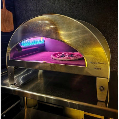 Forno a gas Pizza Party Emozione – piano 40×70, 2 pizze, 550 °C - Outdoor Privé
