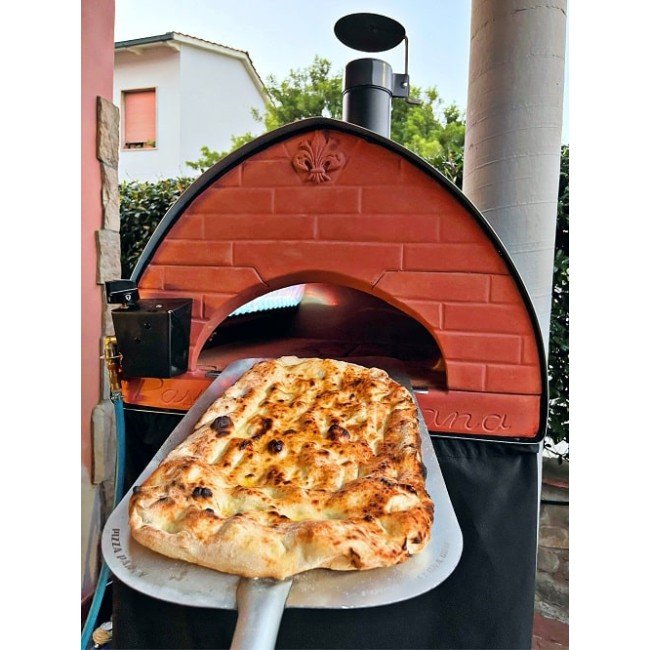 Bollore forno a gas Ibrido per pizza da esterno: piano cottura: 60x60cm - Outdoor Privé