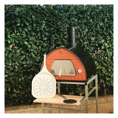 Forno a legna Pizza Party Portatile 70×70 – piano 60×60, 2 pizze - Outdoor Privé