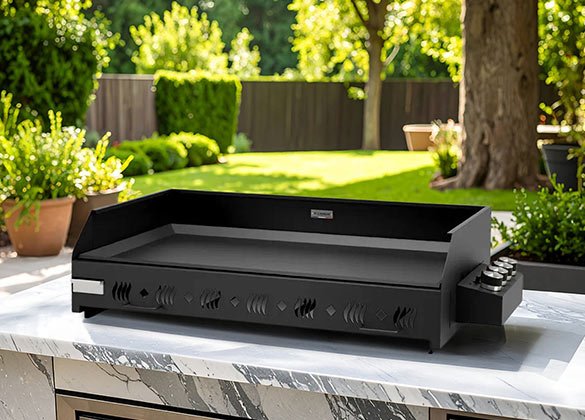 Plancha a gas Le Marquier Pakita 4105 – finitura Nero - Outdoor Privé