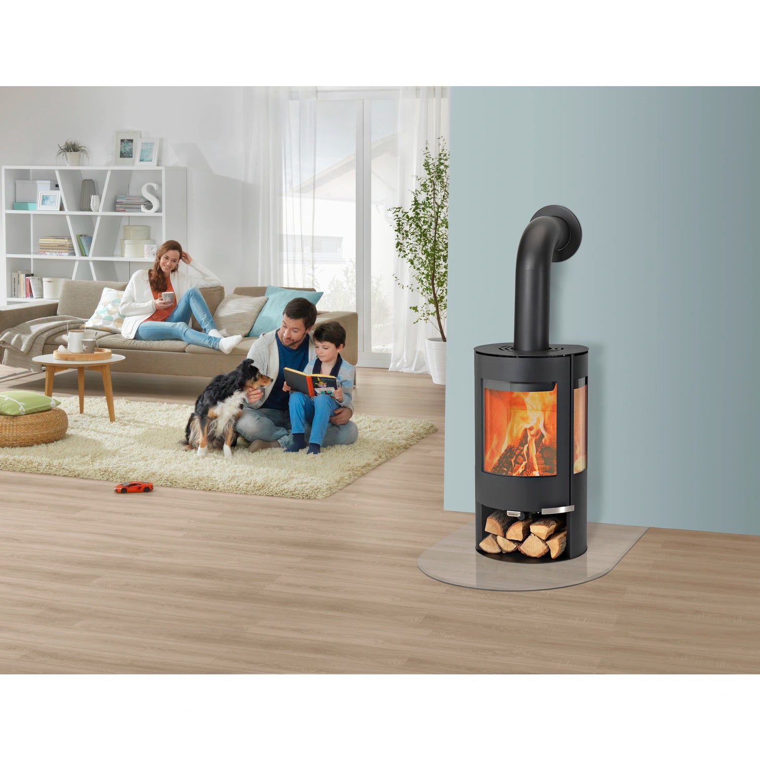 Stufa a legna Aduro 9.6 | 6 kW A+ - Outdoor Privé