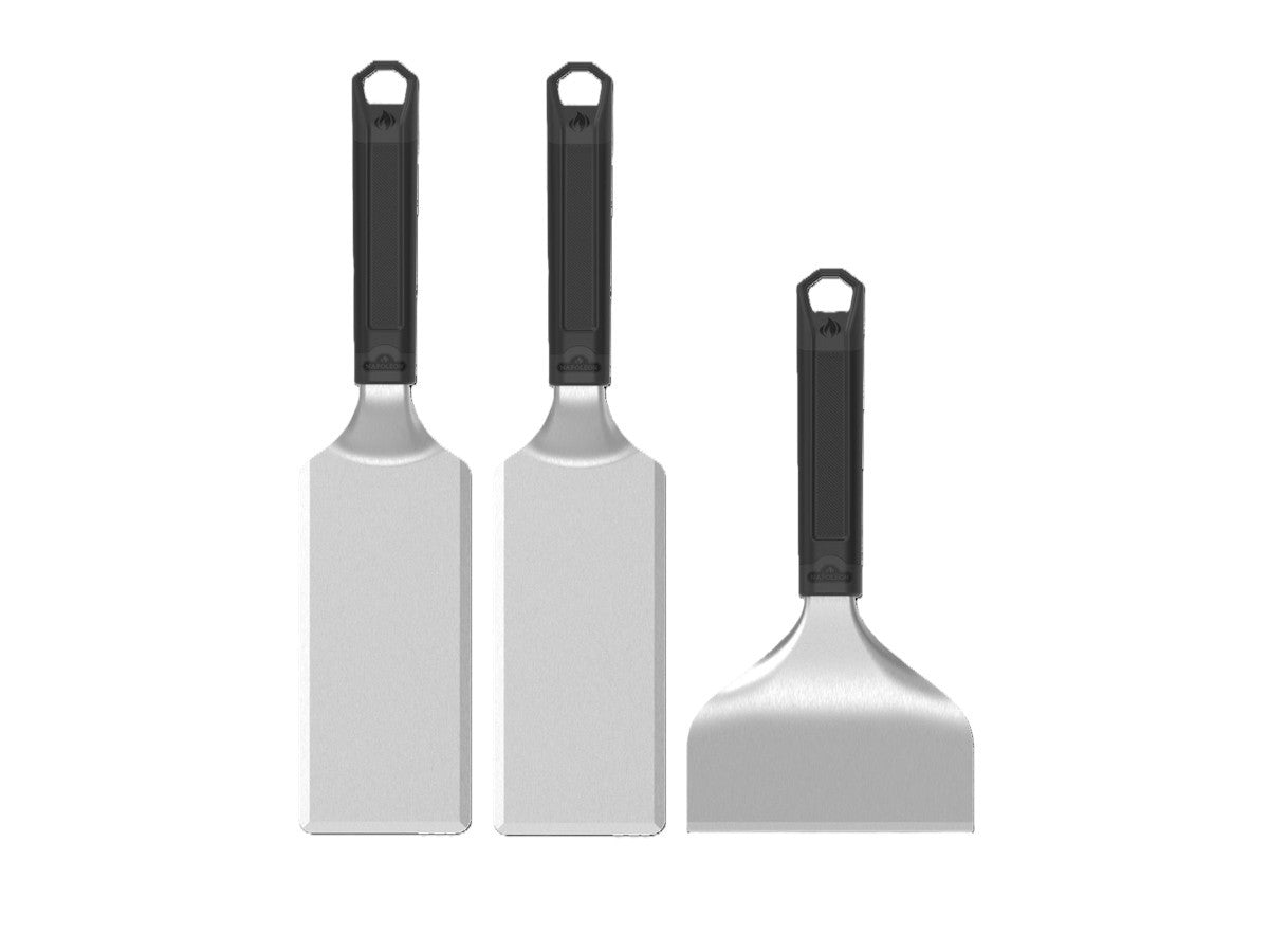 Set spatole per plancha Napoleon GATL012 – 3 pezzi inox + scraper - Outdoor Privé