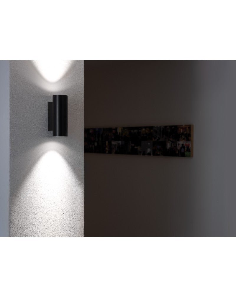 Applique da esterno Lombardo Ago nero 10W - 3000K - Outdoor Privé