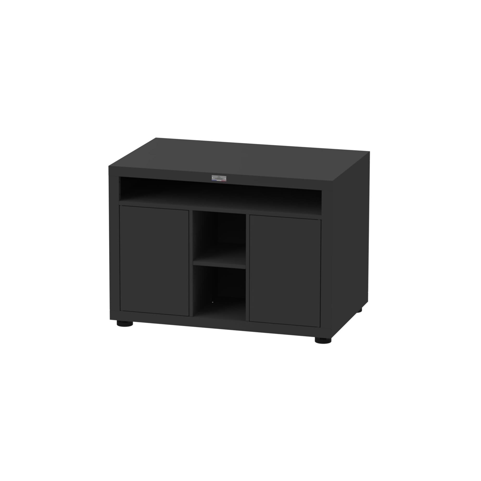 Modulo mobile per plancha Le Marquier XL nero - MC110PPLE13 - Outdoor Privé