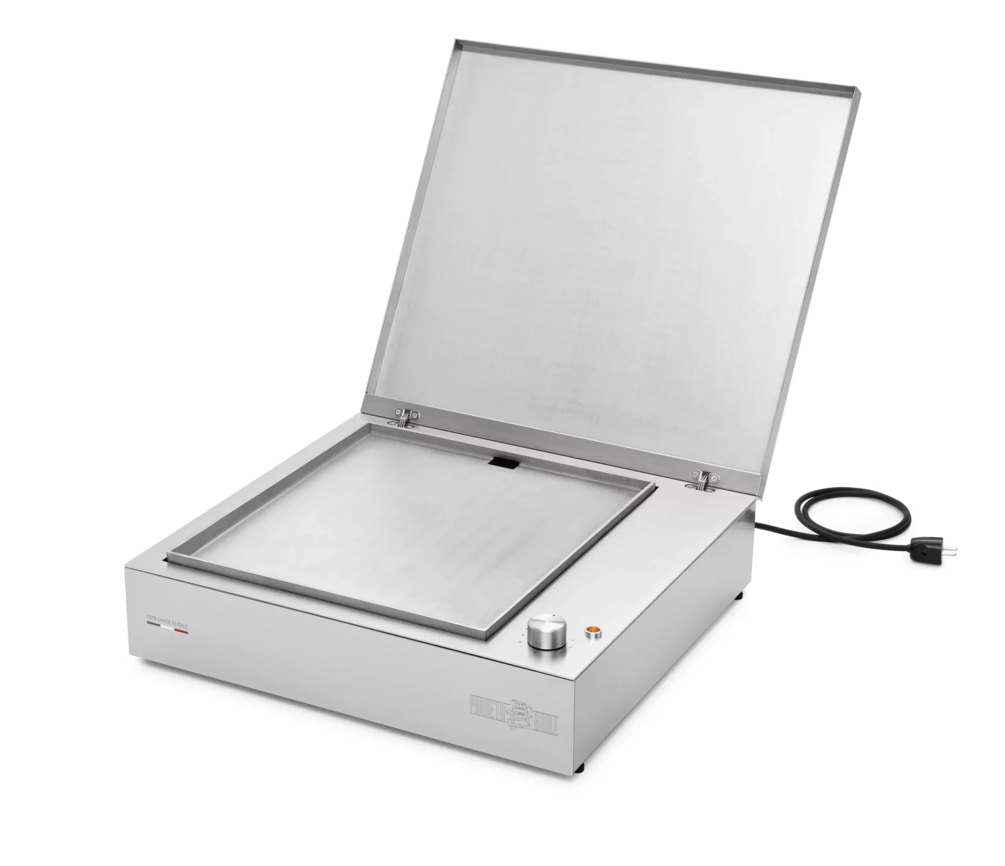Barbecue elettrico da appoggio Pianeta Grill Free Moon – 2,4 kW con piastra Teppanyaki - Outdoor Privé