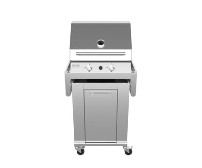 Barbecue a gas carrellato Pianeta Grill Sunny High – 2 fuochi - Outdoor Privé