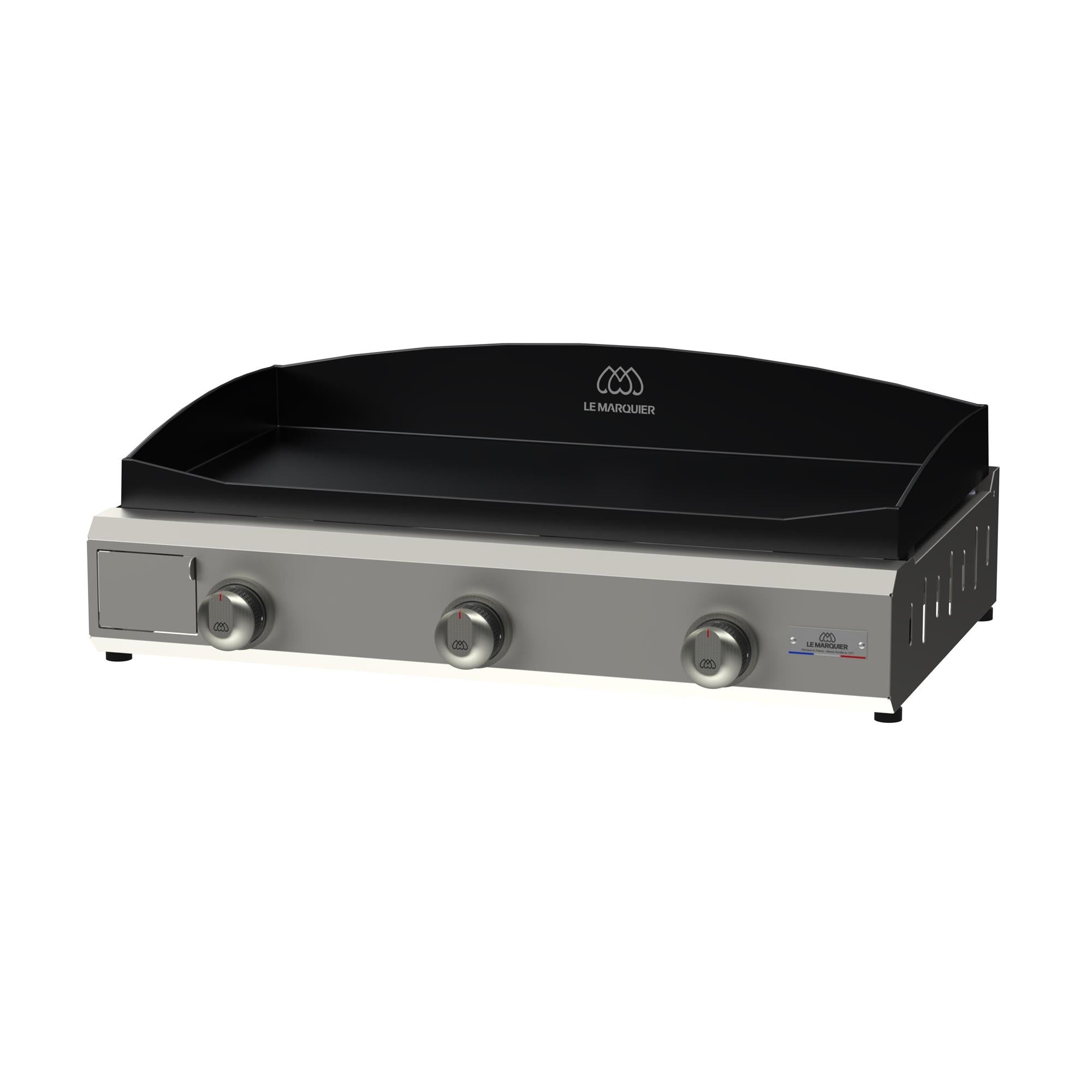 Plancha Amalia Pro 375 inox gas gpl Le Marquier - PLEA375IV3 - Outdoor Privé