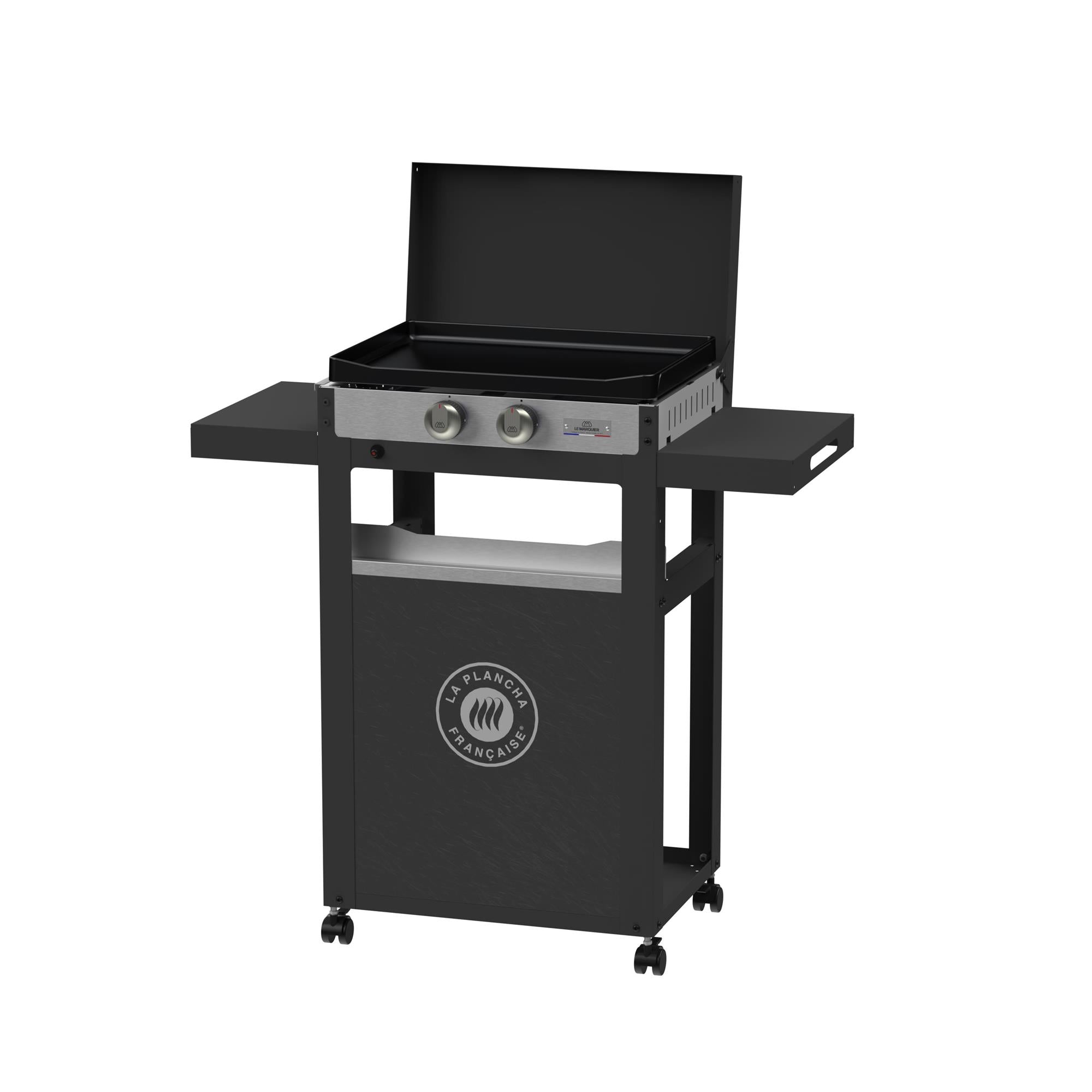 Plancha a gas gpl Francaise con carrello Le Marquier - PLFO250DCV2 - Outdoor Privé
