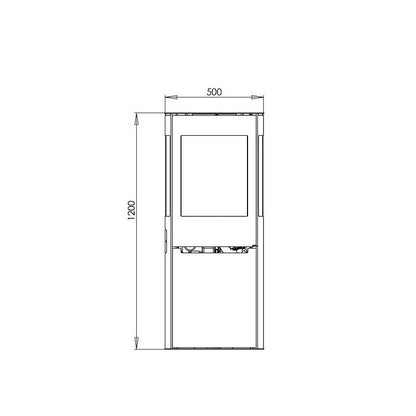 Stufa a pellet Aduro P5 | 6,8 kW A+ - Outdoor Privé