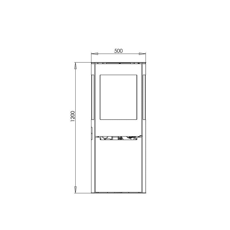 Stufa a pellet Aduro P5 | 6,8 kW A+ - Outdoor Privé