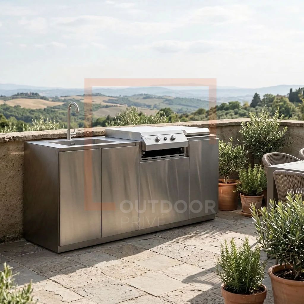 Cucina da esterno Flaminia Roma 180 configurabile - Outdoor Privé