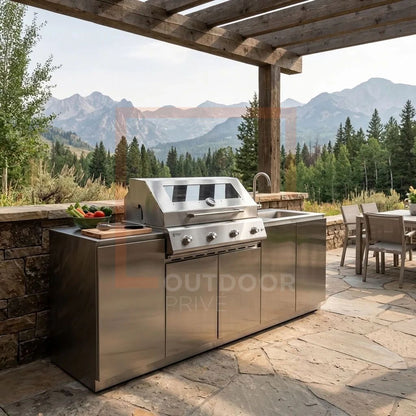 Cucina da esterno Flaminia Roma 200 configurabile - Outdoor Privé