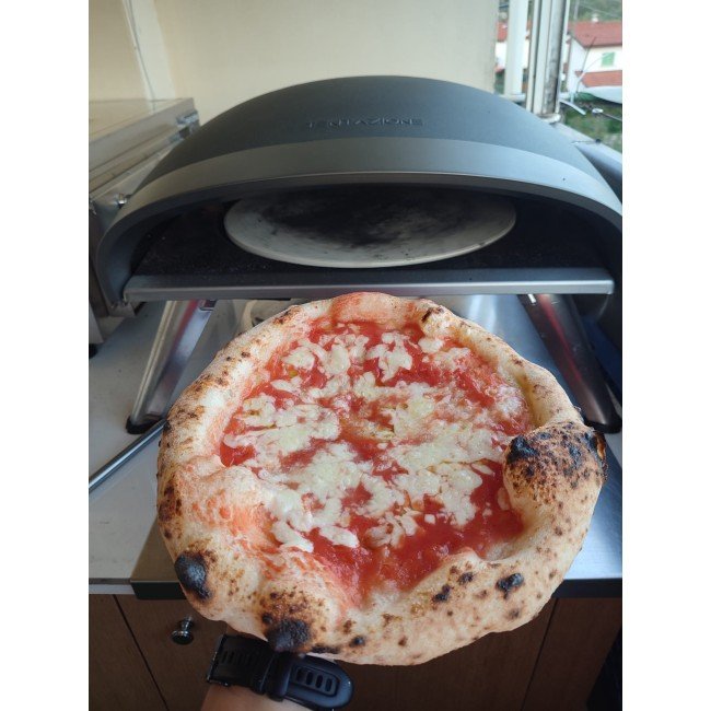 Forno pizza a gas Pizza Party Tentazione Air – piano rotante 40 cm, 500°C - Outdoor Privé