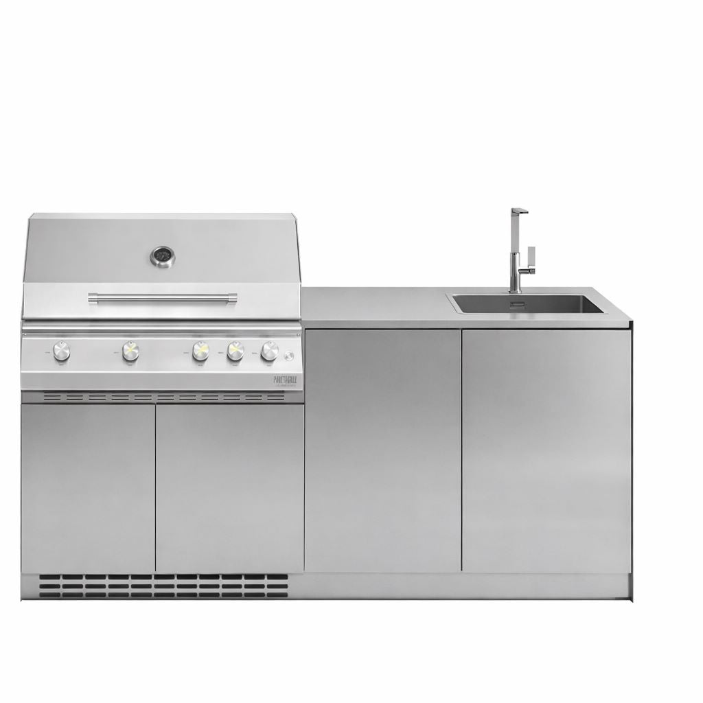 Cucina da esterno completa con barbecue a gas - OF OutdoorKitchens Via Nolfi 526 - Outdoor Privé